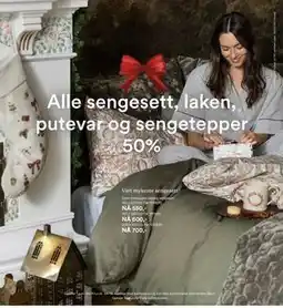 Kid Interiør Eden stenvasket sateng sengesett tilbud