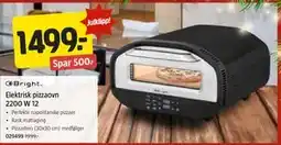 Jula Elektrisk pizzaovn 2200 W 12 tilbud