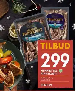 Coop Mega HENRIETTES PINNEKJØTT tilbud