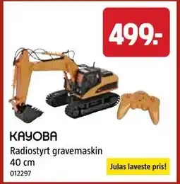 Jula Radiostyrt gravemaskin 40 cm tilbud