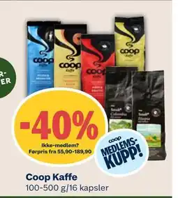 Coop Mega Coop Kaffe tilbud