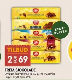 Coop Mega FREIA SJOKOLADE tilbud