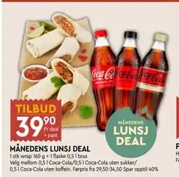 Coop Mega MÅNEDENS LUNSJ DEAL tilbud