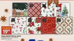 Coop Mega MODA SERVIETTER JUL 20 PK tilbud