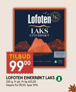 Coop Mega LOFOTEN EINERRØKT LAKS tilbud