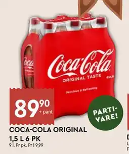 Coop Mega COCA-COLA ORIGINAL 1,5 L 6 PK tilbud
