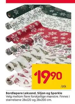 Rusta Bordløpere Leksand, Siljan og Sparkle tilbud