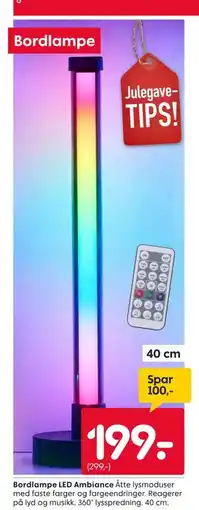 Rusta Bordlampe LED Ambiance tilbud