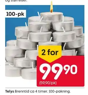 Rusta Telys tilbud