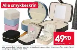 Rusta Alle smykkeskrin tilbud