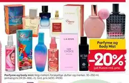 Rusta Parfyme og Body Mist tilbud