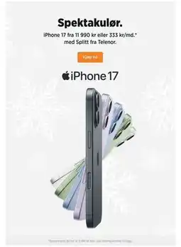 POWER iPhone 17 tilbud
