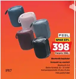 POWER Bluetooth-høyttaler tilbud