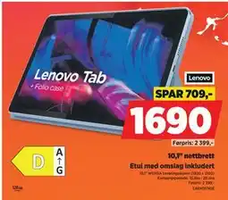 POWER 10,1 nettbrett tilbud