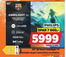 POWER 55 4K Smart Ambilight TV tilbud