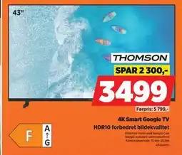 POWER 4K Smart Google TV tilbud