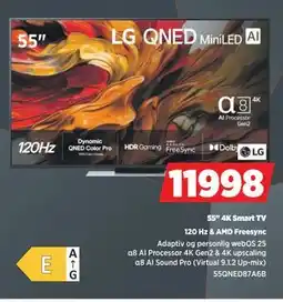 POWER 55 4K Smart TV tilbud