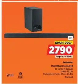 POWER Lydplanke tilbud