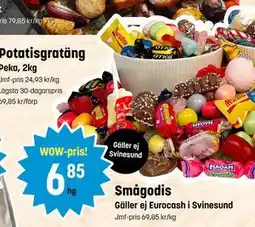 Eurocash Smågodis tilbud