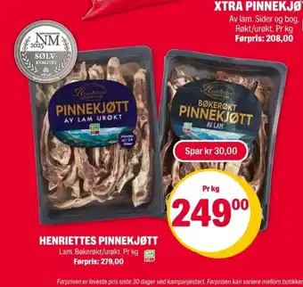 Henriettes pinnekjøtt