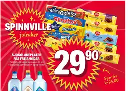 Coop Extra Sjokoladeplater fra freia/nidar tilbud