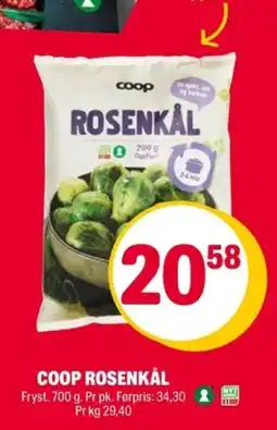 Coop Extra Coop rosenkål tilbud