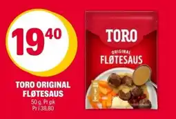 Coop Extra Toro original fløtesaus tilbud