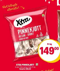 Coop Extra Xtra pinnekjøtt tilbud