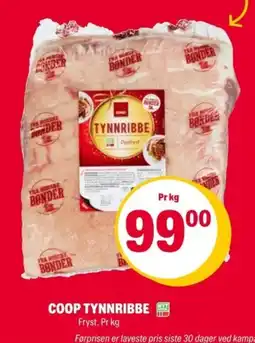 Coop Extra Coop tynnribbe tilbud