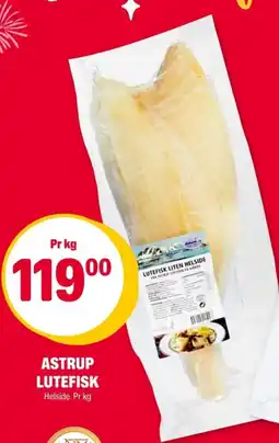Coop Extra Astrup lutefisk tilbud