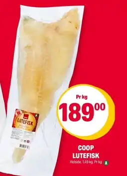 Coop Extra Coop lutefisk tilbud