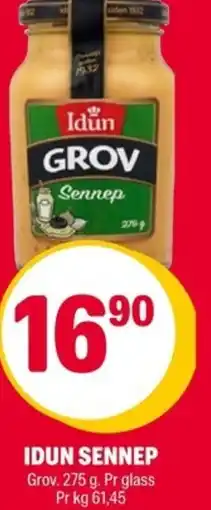 Coop Extra Idun sennep tilbud