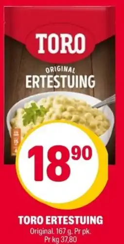 Coop Extra Toro ertestuing tilbud