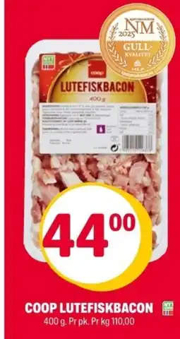 Coop Extra Coop lutefiskbacon tilbud