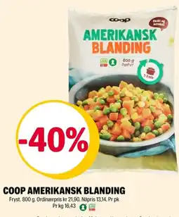 Coop Extra Coop amerikansk blanding tilbud