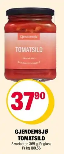 Coop Extra Gjendemsjø tomatsild tilbud