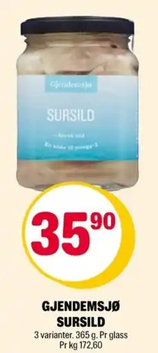 Coop Extra Gjendemsjø sursild tilbud