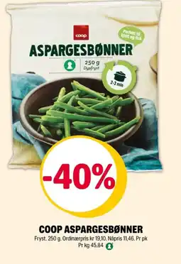 Coop Extra Coop aspargesbønner tilbud