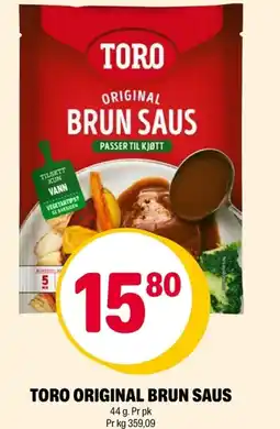 Coop Extra Toro original brun saus tilbud