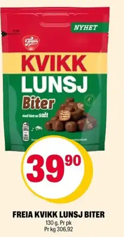 Coop Extra Freia kvikk lunsj biter tilbud