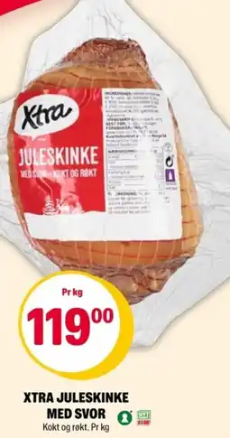 Coop Extra Xtra juleskinke med svor tilbud