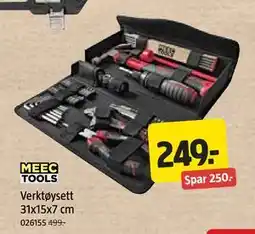 Jula Verktøysett 31x15x7 cm tilbud