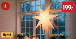 Jula Hvit adventsstjerne Ø75 cm E14 tilbud