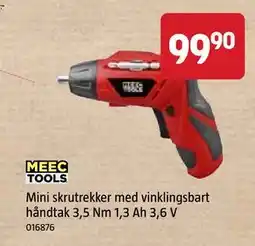 Jula Mini skrutrekker med vinklingsbart håndtak 3,5 Nm 1,3 Ah 3,6 V tilbud