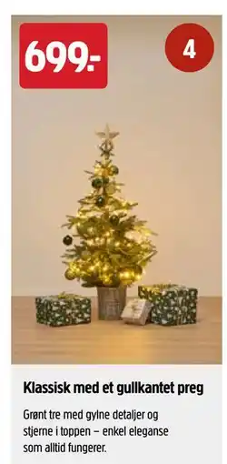 Jula Lite juletre i kurv 130 cm tilbud