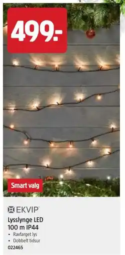 Jula Lysslynge LED 100 m IP44 tilbud
