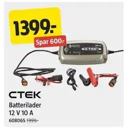 Jula Batterilader 12 V 10 A tilbud