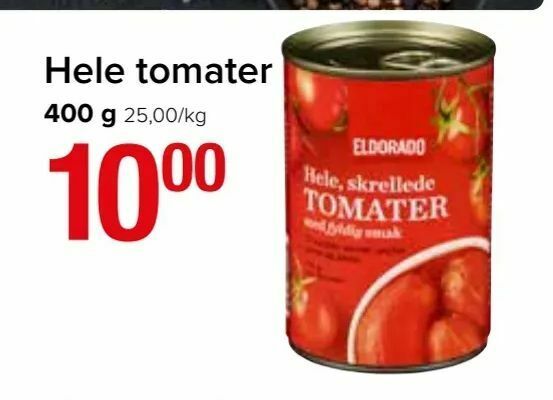 Spar Hele tomater tilbud