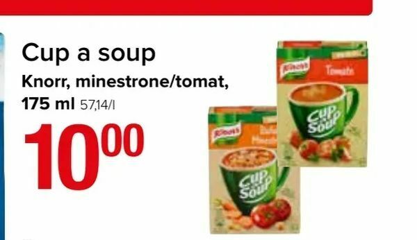 Spar Cup a soup tilbud