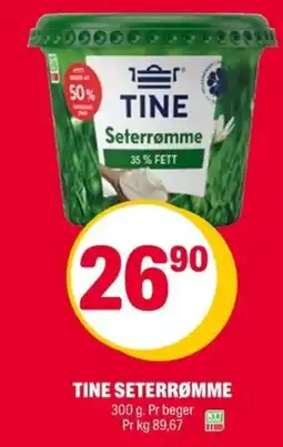 Coop Extra Tine seterrømme tilbud
